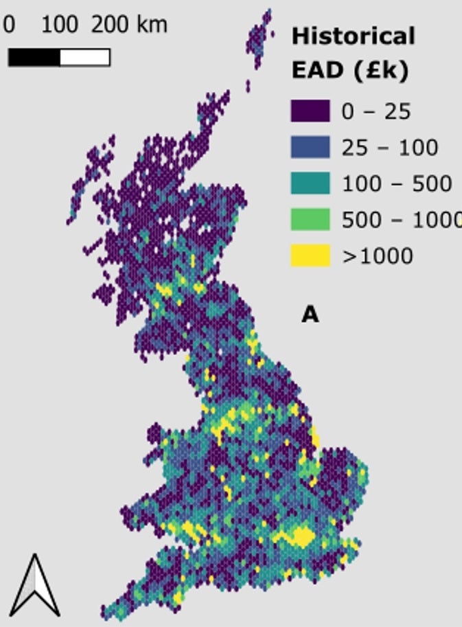 Flood map reveals which areas are most at risk from climate change